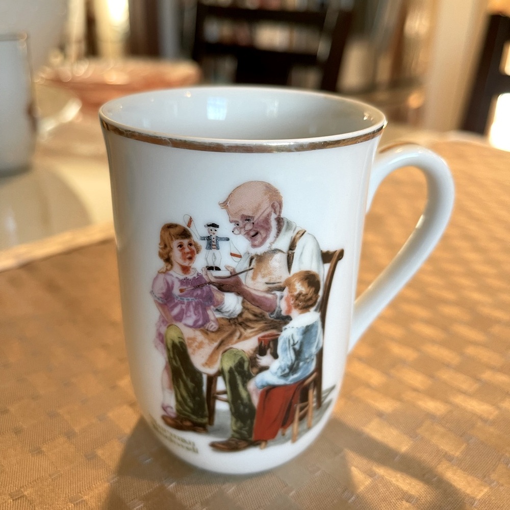 Norman Rockwell Mug, The Toymaker
